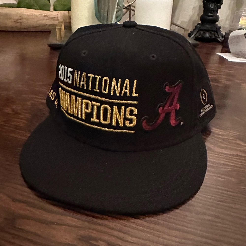 Nike 2015 Alabama Crimson Tide National Championship glitter brim hat